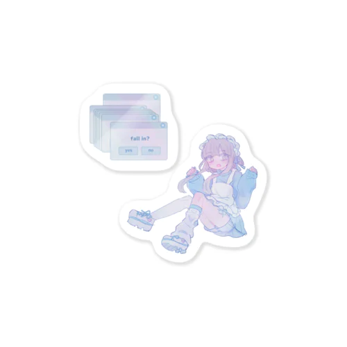 fall in ステッカーセット Sticker