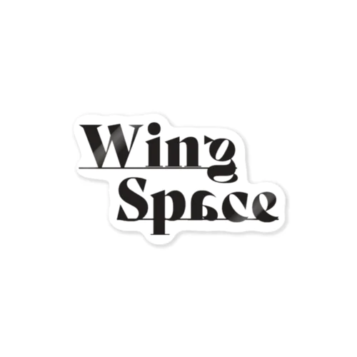 Wing Space オリジナルアイテム ステッカー