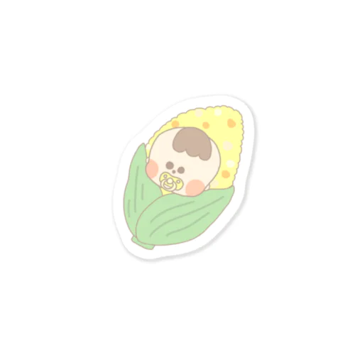 べびたぶる とうもろこし Sticker