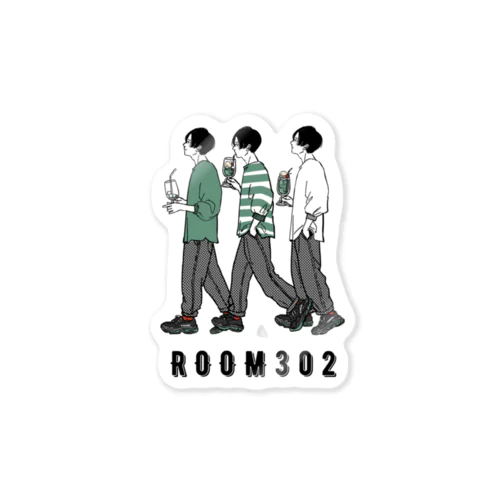 ROOM302  Sticker