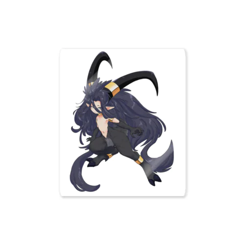 悪魔のヤギくん Sticker