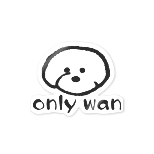 onlywan logo ステッカー