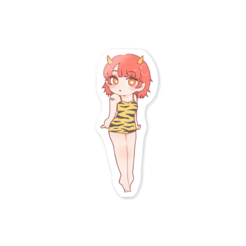 鬼の女の子 Sticker