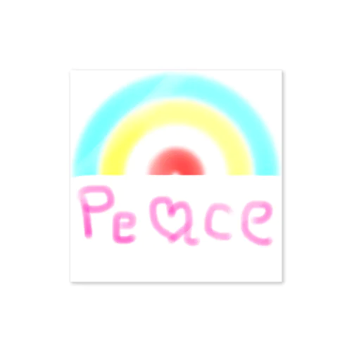 peace ステッカー