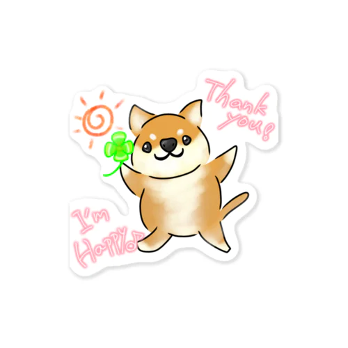 Happy♪しばいぬ Sticker