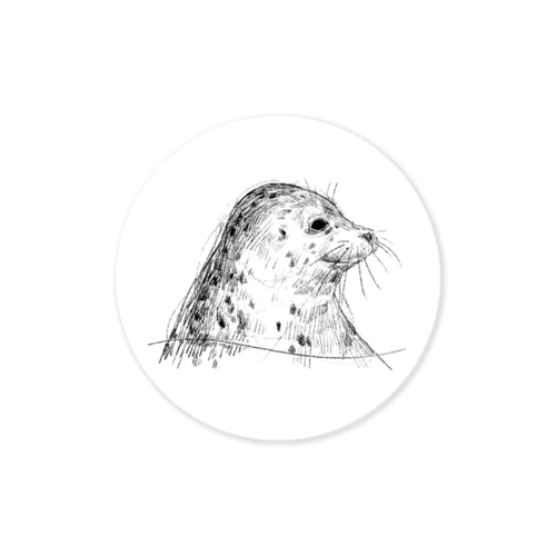 Spotted seal Sticker