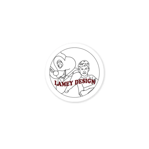 lamey design Sticker