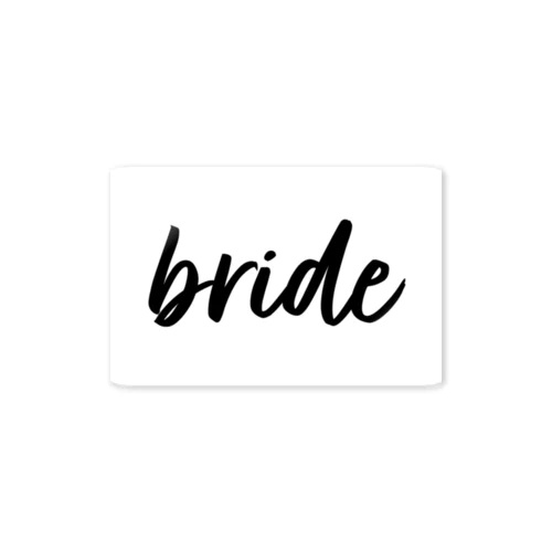 bride ステッカー