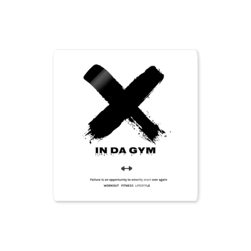 IN DA GYM ステッカー