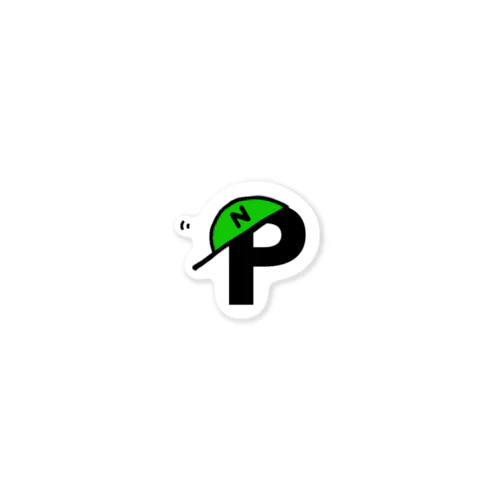 N+P_logo ステッカー