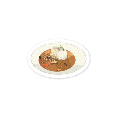 カレー ステッカー