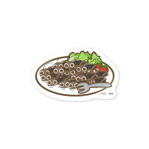 コオロギ食01 Sticker