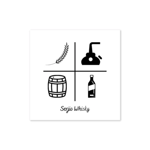 Whisky Making　新ステッカー Sticker