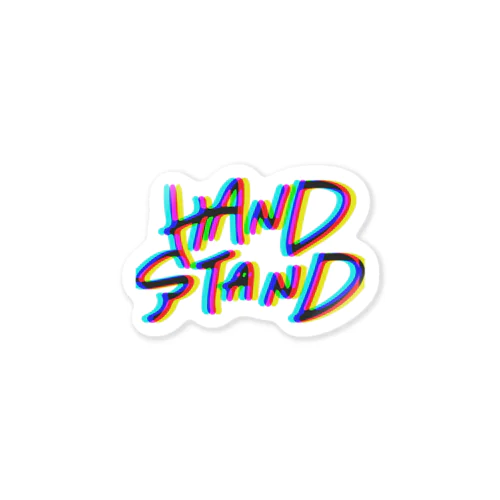 HAND  STAND Sticker