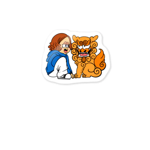 funny friends Sticker