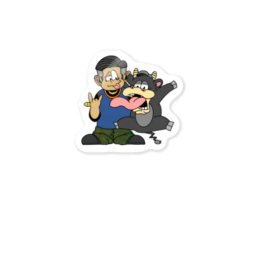 funny friends Sticker