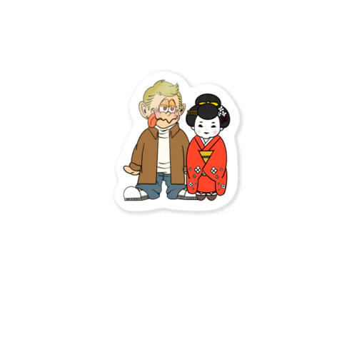 funny friends Sticker