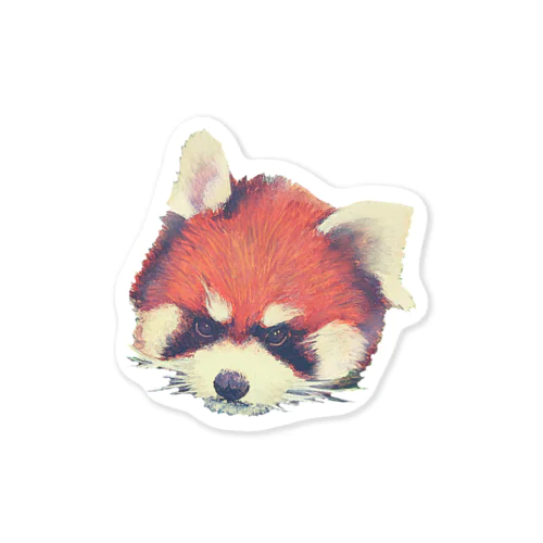 キリッとレッサーパンダ Sticker