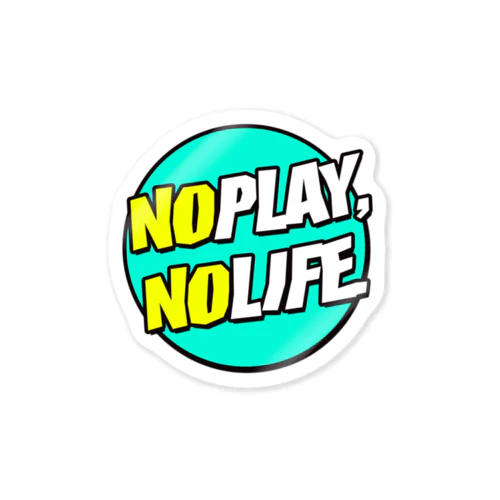 NO PLAY, NO LIFE G ② ステッカー