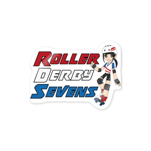 Roller Derby Sevens Sticker