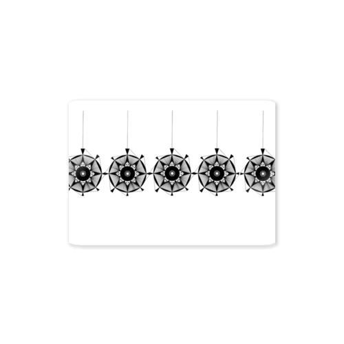 ゴシック  ゼンタングル Sticker