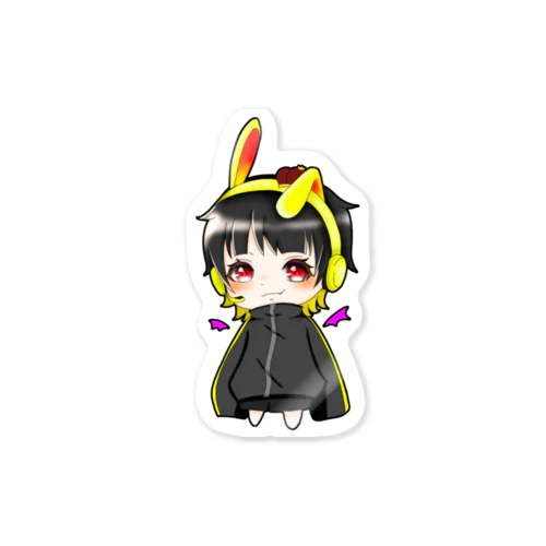 くろうさ Sticker