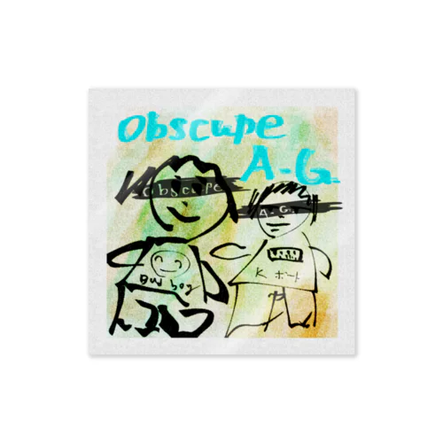 obscure A.G Well done EP ステッカー