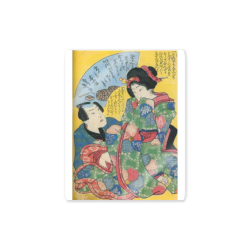 歌川広重　浮世絵春画アートグッズ２ Sticker