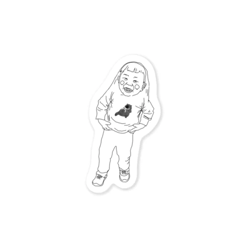 さつきくん カオナシ Sticker