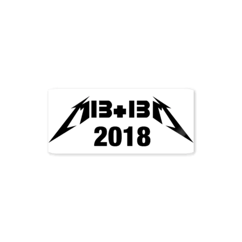 Rock風Logo ステッカー