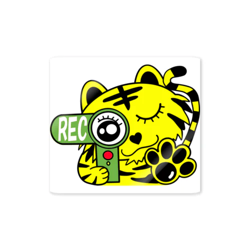 トラ/猫/REC Sticker