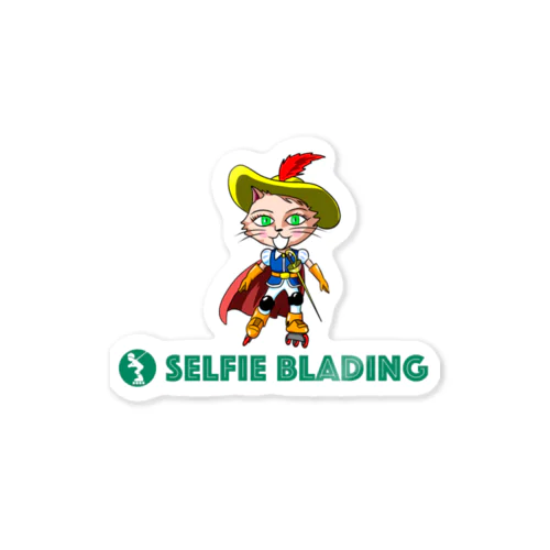 Selfie Blading にゃんこバージョン Sticker