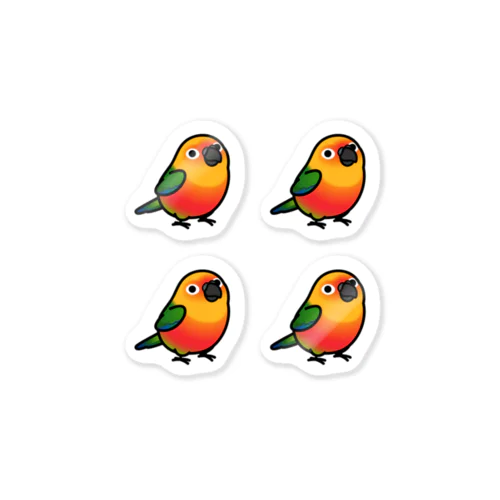 Chubby Bird ナナイロメキシコインコ　 Sticker