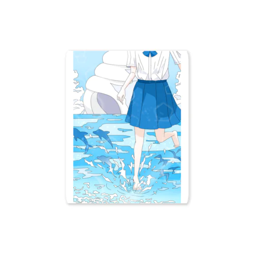 夏の青 Sticker