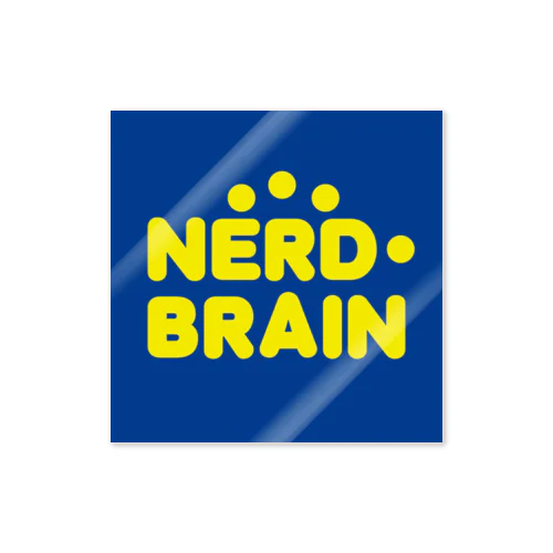 NerdBRAINロゴステッカーE ステッカー