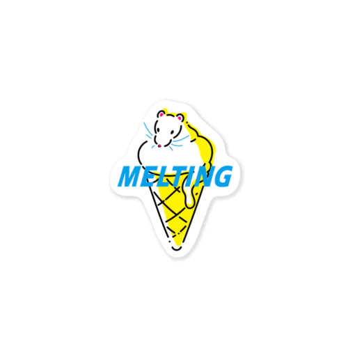 MELTING GINA LINE-UP Sticker