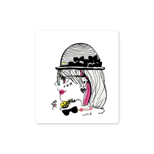 道化のみかちゃん Sticker