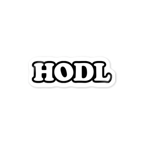 HODLシリーズ(ポップ体) Sticker
