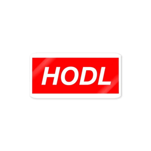 HODLシリーズ(RED&WHITE) Sticker