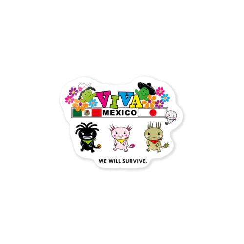 XochimilKids We will survive Sticker