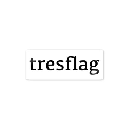 tresflagグッズ Sticker