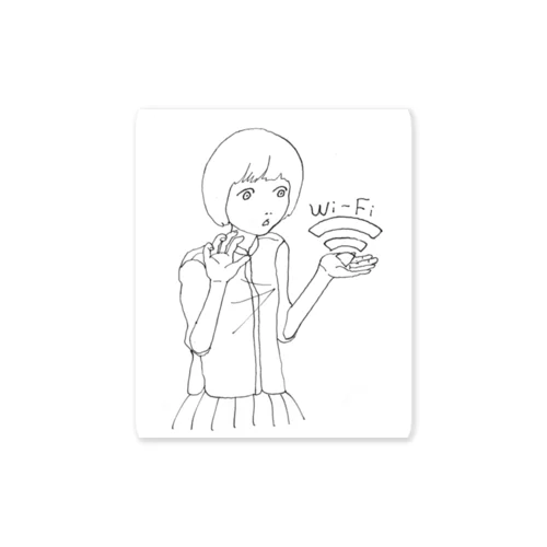 Wi-Fiちゃん Sticker