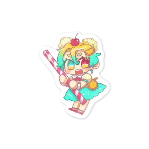 カラメリーちゃん ソーダフロートver. Sticker