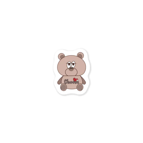 lonely bear ステッカー