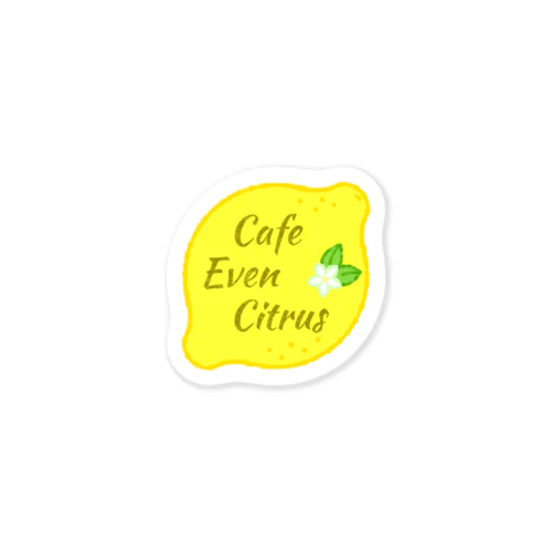 Cafe Even Citrus Sticker