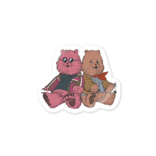 Grunge.R.Bears Sticker Sticker