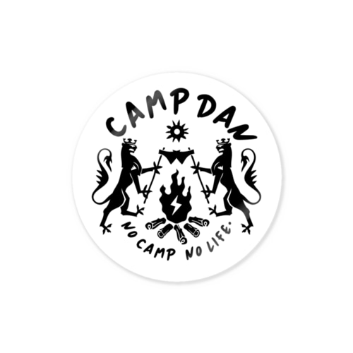 キャンプ団 宴会 Sticker