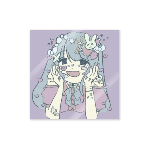 女の子002 Sticker