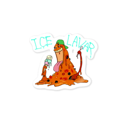 ICE LAVAR Sticker