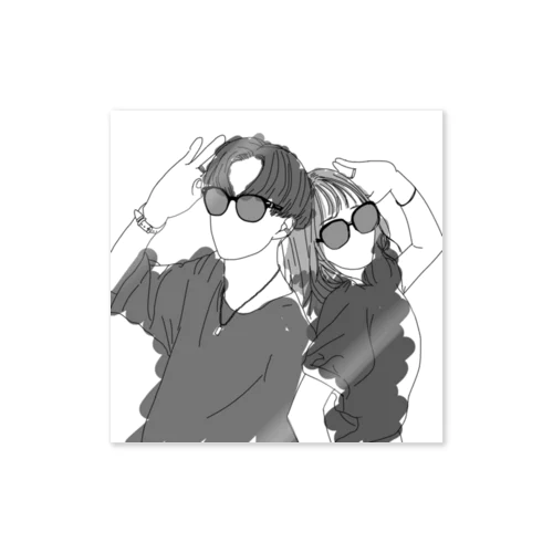 sunglasses ステッカー